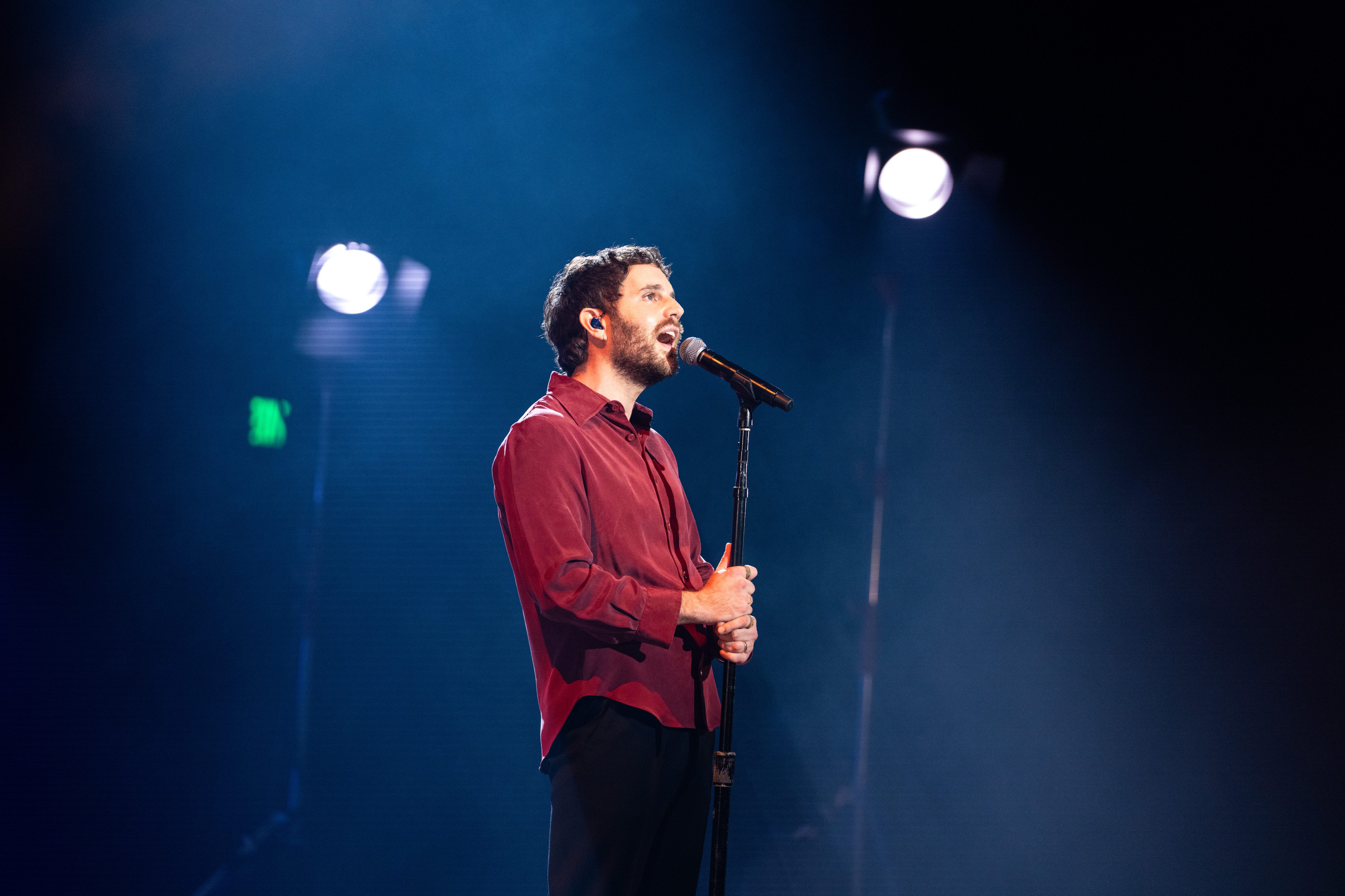 Ben Platt sings during the opening night of his two week residency in Los Angeles, “Ben Platt: Live at the Ahmanson” on Friday, December 12. Photo Credit: Makela Yepez / Center Theatre Group.
