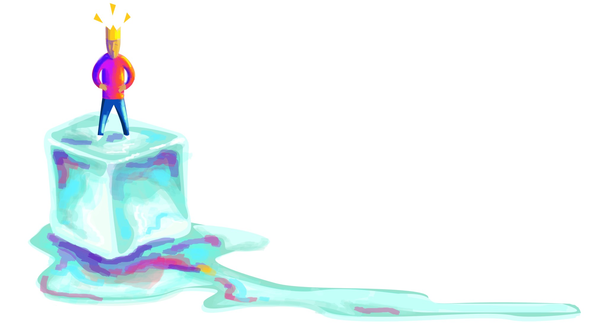 “The Last Piece of Ice,” illustration by Jeff Goertzen. (Credit Jeff Goertzen)
