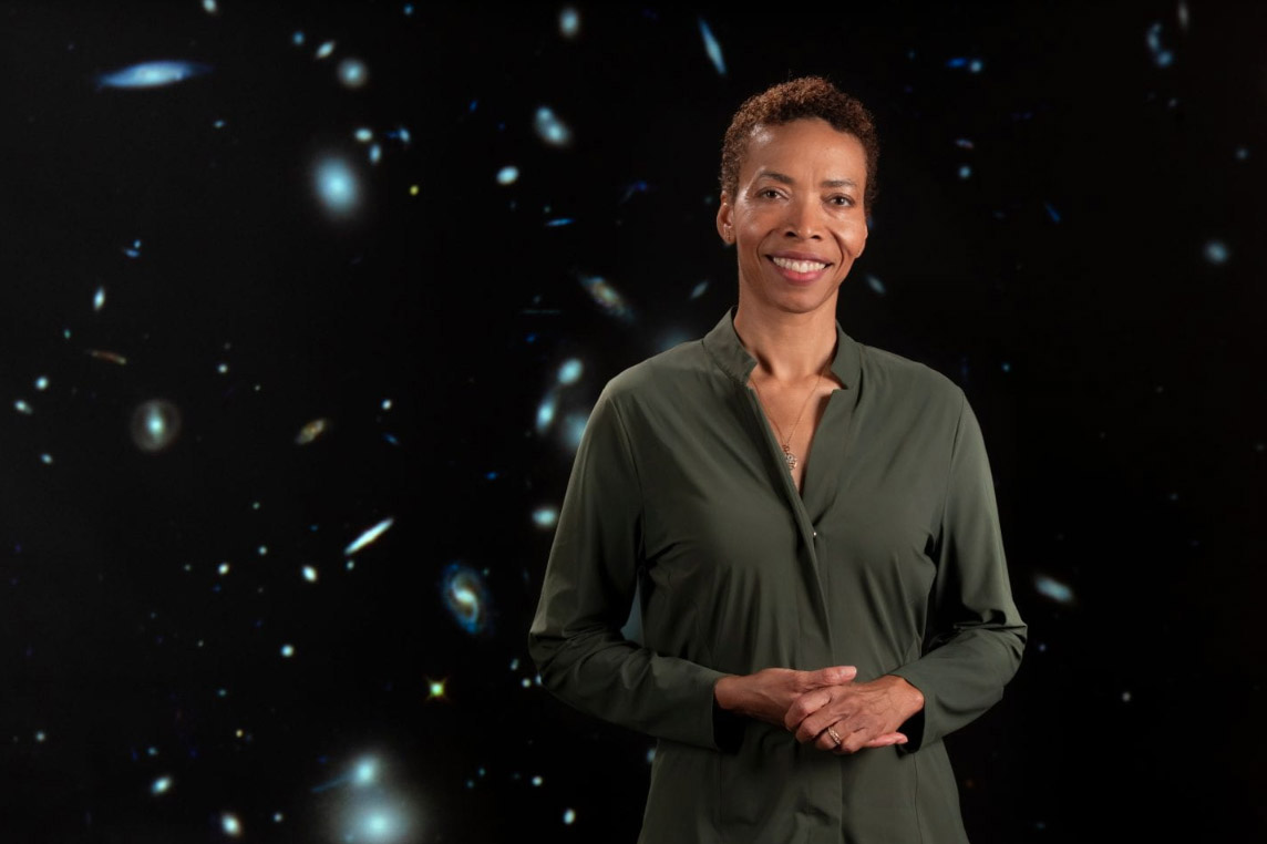 Aomawa Shields, an associate professor of physics and astronomy at...